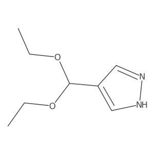 4-(diethoxymethyl)-1H-pyrazole Structure