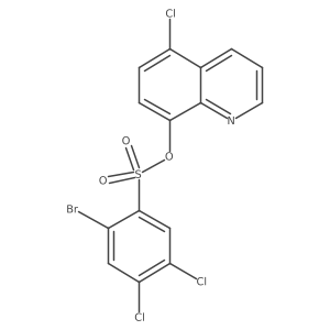 5-Chloroquinolin-8-yl 2-bromo-4,5-dichlorobenzene-1-sulfonate Structure
