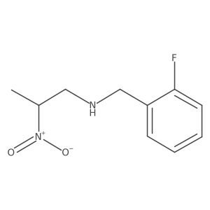 [(2-Fluorophenyl)methyl](2-nitropropyl)amine Structure