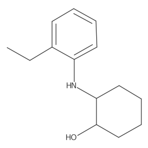 (1S,2S)-2-[(2-ethylphenyl)amino]cyclohexan-1-ol Structure