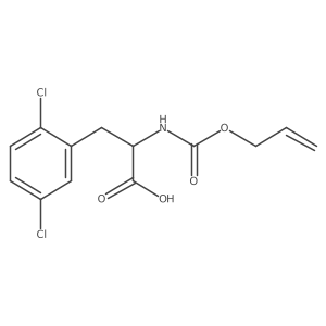 3-(2,5-Dichlorophenyl)-2-{[(prop-2-en-1-yloxy)carbonyl]amino}propanoic acid结构式