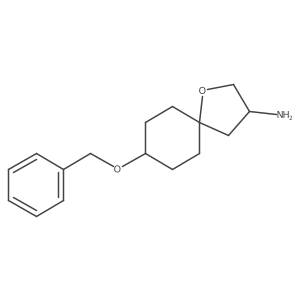 8-(Benzyloxy)-1-oxaspiro[4.5]decan-3-amine结构式
