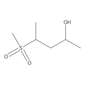 (2R,4R)-4-(Methylsulfonyl)pentan-2-ol结构式