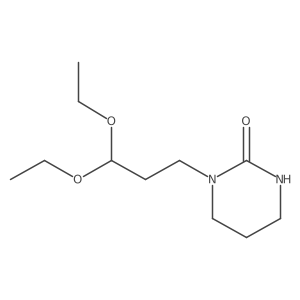 1-(3,3-Diethoxypropyl)tetrahydropyrimidin-2-one结构式