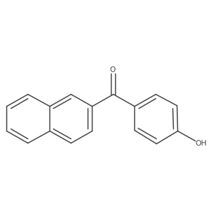 4-Hydroxyphenyl 2-naphthyl ketone Structure