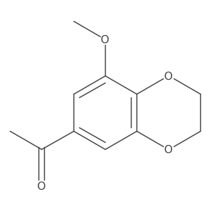 1-(8-Methoxy-2,3-dihydro-benzo[1,4]dioxin-6-yl)-ethanone Structure