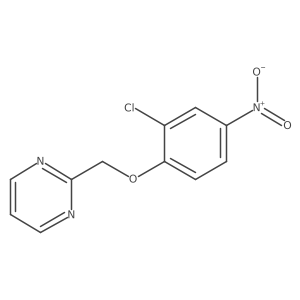 2-[(2-Chloro-4-nitrophenoxy)methyl]pyrimidine Structure
