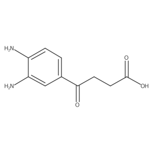 4-(3,4-Diaminophenyl)-4-oxobutanoic acid结构式