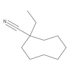1-Ethylcyclooctyl cyanide结构式