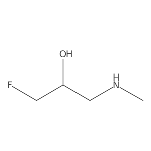 1-Fluoro-3-(methylamino)propan-2-ol Structure