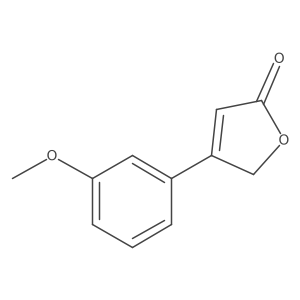 4-(3-Methoxyphenyl)-2,5-dihydrofuran-2-one结构式