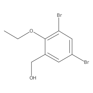 (3,5-Dibromo-2-ethoxyphenyl)methanol结构式