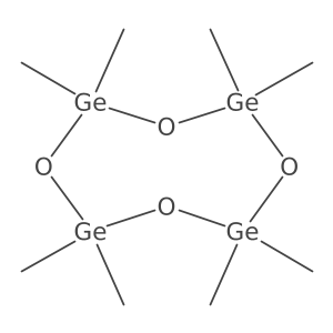 Octamethylcyclotetragermoxane Structure