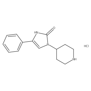 1,3-dihydro-4-phenyl-1-(4-piperidinyl)-2H-Imidazol-2-one hydrochloride结构式