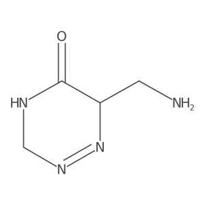 6-(Aminomethyl)-3,6-dihydro-1,2,4-triazin-5(4H)-one结构式
