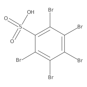 2,3,4,5,6-Pentabromobenzenesulfonic acid结构式