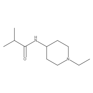 N-(1-ethylpiperidin-4-yl)-2-methylpropanamide结构式
