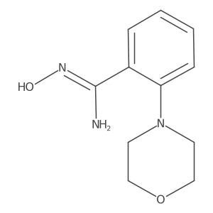 N'-Hydroxy-2-(4-morpholinyl)benzenecarboximidamide结构式