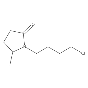1-(4-Chlorobutyl)-5-methylpyrrolidin-2-one结构式