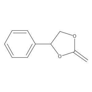 1,3-Dioxolane, 2-methylene-4-phenyl-, (R)-结构式