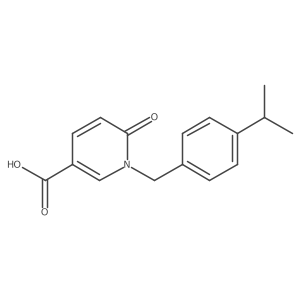 1-(4-Isopropylbenzyl)-6-oxo-1,6-dihydropyridine-3-carboxylic acid结构式
