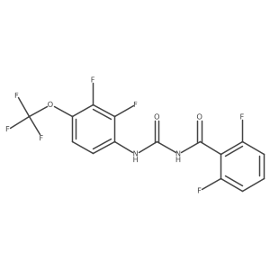 1-(2,6-Difluorobenzoyl)-3-[2,3-difluoro-4-(trifluoromethoxy)phenyl]urea结构式