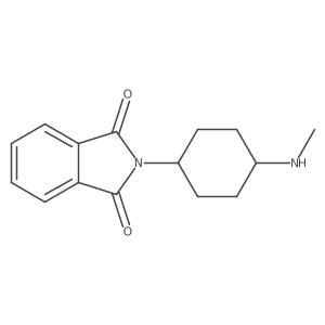 2-[4-(Methylamino)cyclohexyl]-2,3-dihydro-1H-isoindole-1,3-dione结构式
