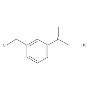3-(chloromethyl)-N,N-dimethylaniline hydrochloride结构式