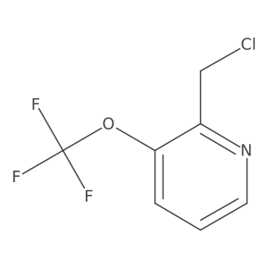 2-(Chloromethyl)-3-(trifluoromethoxy)pyridine结构式