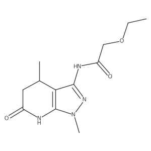 N-(1,4-dimethyl-6-oxo-4,5,6,7-tetrahydro-1H-pyrazolo[3,4-b]pyridin-3-yl)-2-ethoxyacetamide Structure