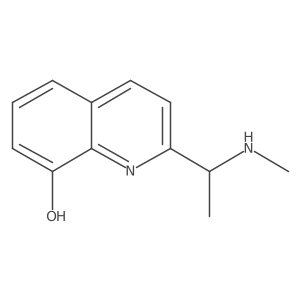 2-[(1R)-1-(Methylamino)ethyl]-8-quinolinol结构式
