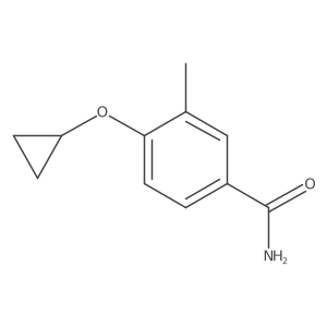 4-Cyclopropoxy-3-methylbenzamide Structure