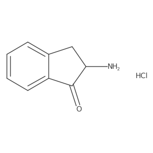 (R)-2-Amino-2,3-dihydro-1H-inden-1-one hydrochloride结构式