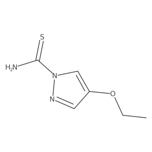 4-Ethoxy-1H-pyrazole-1-carbothioamide结构式