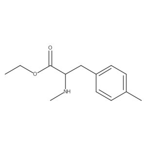 Ethyl 2-(methylamino)-3-(4-methylphenyl)propanoate Structure