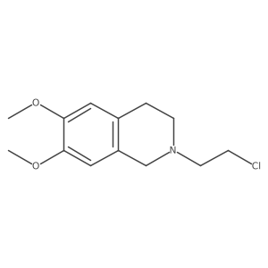 2-(2-Chloroethyl)-6,7-dimethoxy-1,2,3,4-tetrahydroisoquinoline Structure