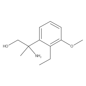 Benzeneethanol, I(2)-amino-2-ethyl-3-methoxy-I(2)-methyl-, (I(2)R)- Structure