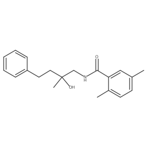 N-(2-hydroxy-2-methyl-4-phenylbutyl)-2,5-dimethylbenzamide Structure