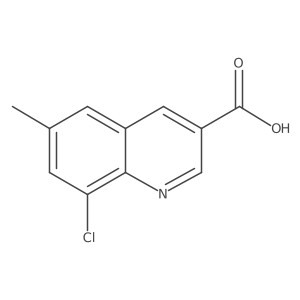 8-Chloro-6-methylquinoline-3-carboxylic acid Structure