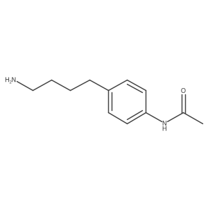 N-[4-(4-aminobutyl)phenyl]acetamide结构式