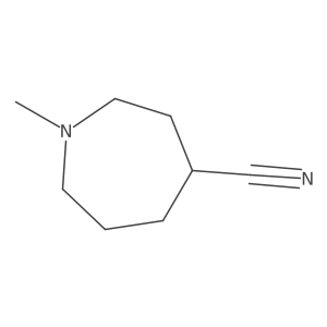 1-Methylazepane-4-carbonitrile结构式