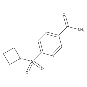 6-(Azetidin-1-ylsulfonyl)nicotinamide Structure