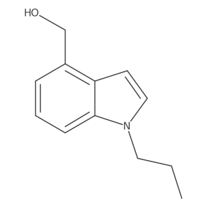 (1-propyl-1H-indol-4-yl)methanol结构式
