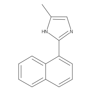 5-Methyl-2-(1-naphthyl)imidazole结构式