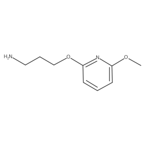 3-((6-Methoxypyridin-2-yl)oxy)propan-1-amine结构式