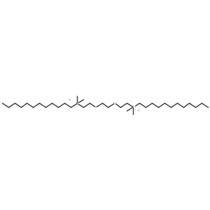 3,6-Dioxaoctamethylene-1,8-bis(dodecyldimethylammonium chloride) Structure