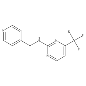 N-(pyridin-4-ylmethyl)-4-(trifluoromethyl)pyrimidin-2-amine Structure