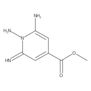 Methyl 1,6-diamino-2-imino-1,2-dihydropyridine-4-carboxylate结构式