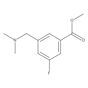 Methyl 3-[(dimethylamino)methyl]-5-fluorobenzoate Structure