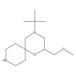 8-Tert-butyl-10-(methoxymethyl)-11-oxa-3,8-diazaspiro[5.5]undecane Structure